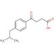 4-(4-isobutylphenyl)-4-oxobutanoic acid - chemical structure image