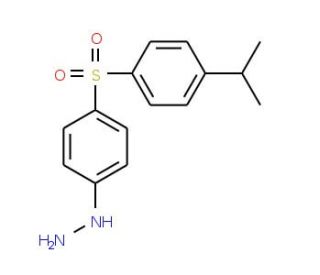 [4-(4-Isopropyl-benzenesulfonyl)-phenyl]-hydrazine - chemical structure image