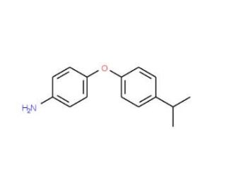 4-(4-Isopropylphenoxy)aniline (CAS 64969-83-1) - chemical structure image