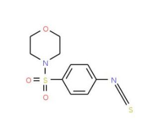 4-(4-Isothiocyanato-benzenesulfonyl)-morpholine (CAS 7356-55-0) - chemical structure image