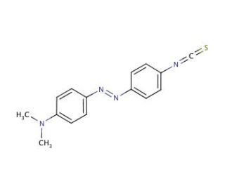 4-(4-Isothiocyanatophenylazo)-N,N-dimethylaniline (CAS 7612-98-8) - chemical structure image
