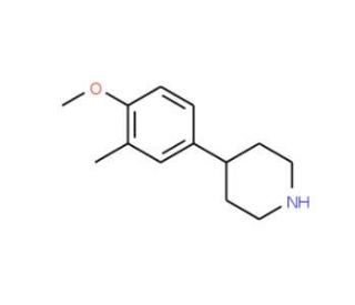 4-(4-Methoxy-3-methylphenyl)piperidine - chemical structure image