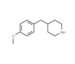 4-(4-Methoxy-benzyl)-piperidine (CAS 37581-26-3) - chemical structure image