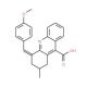 4-(4-Methoxy-benzylidene)-2-methyl-1,2,3,4-tetrahydro-acridine-9-carboxylic acid - chemical structure image