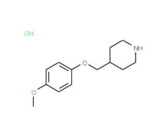 4-(4-Methoxy-phenoxymethyl)-piperidinehydrochloride - chemical structure image