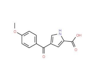 4-(4-Methoxybenzoyl)-1H-pyrrole-2-carboxylic acid - chemical structure image