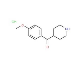 4-(4-Methoxybenzoyl)piperidine hydrochloride (CAS 25519-82-8) - chemical structure image