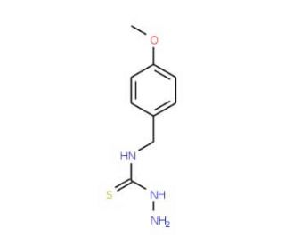 4-(4-Methoxybenzyl)-3-thiosemicarbazide (CAS 16735-76-5) - chemical structure image