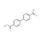4-[4-(methoxycarbonyl)phenyl]benzoic acid (CAS 109963-61-3) - chemical structure image