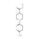 4-[4-(Methoxycarbonyl)piperidino]-4-oxobutanoic acid - chemical structure image