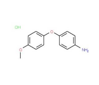 4-(4-Methoxyphenoxy)aniline hydrochloride - chemical structure image