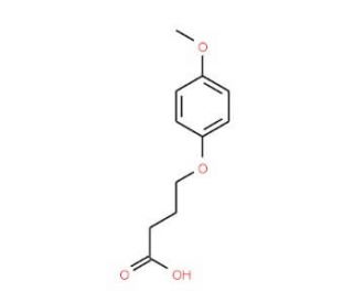 4-(4-methoxyphenoxy)butanoic acid (CAS 55579-99-2) - chemical structure image