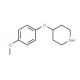 4-(4-Methoxyphenoxy)piperidine (CAS 162402-33-7) - chemical structure image
