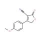 4-(4-Methoxyphenyl)-2-oxo-2,5-dihydro-3-furancarbonitrile - chemical structure image