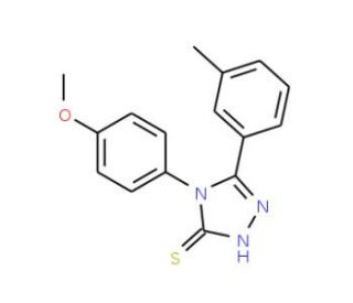 4-(4-methoxyphenyl)-5-(3-methylphenyl)-4H-1,2,4-triazole-3-thiol - chemical structure image