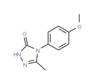 4-(4-Methoxyphenyl)-5-methyl-2,4-dihydro-3H-1,2,4-triazol-3-one (CAS 85562-69-2) - chemical structure image