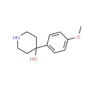 4-(4-Methoxyphenyl)piperidin-4-ol (CAS 50329-87-8) - chemical structure image