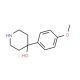 4-(4-Methoxyphenyl)piperidin-4-ol (CAS 50329-87-8) - chemical structure image