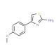 4-(4-Methoxyphenyl)thiazol-2-ylamine (CAS 2104-04-3) - chemical structure image