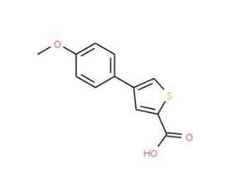 4-(4-Methoxyphenyl)thiophene-2-carboxylic acid (CAS 82437-74-9) - chemical structure image