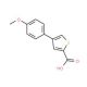 4-(4-Methoxyphenyl)thiophene-2-carboxylic acid (CAS 82437-74-9) - chemical structure image