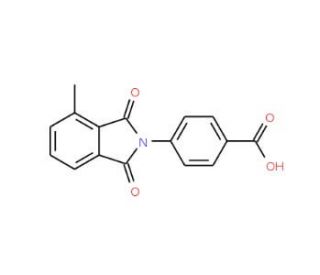 4-(4-methyl-1,3-dioxo-1,3-dihydro-2H-isoindol-2-yl)benzoic acid - chemical structure image