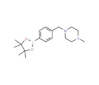4-(4-Methyl-1-piperazinylmethyl)benzeneboronic acid pinacol ester (CAS 938043-30-2) - chemical structure image