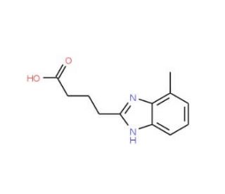 4-(4-Methyl-1H-benzimidazol-2-yl)butanoic acid - chemical structure image
