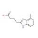 4-(4-Methyl-1H-benzimidazol-2-yl)butanoic acid - chemical structure image