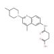 4-{[4-Methyl-2-(4-methylpiperidin-1-yl)quinolin-6-yl]amino}-4-oxobutanoic acid - chemical structure image