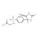 ({[4-(4-methyl-2,5-dioxoimidazolidin-4-yl)phenyl]sulfonyl}amino)acetic acid - chemical structure image