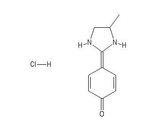4-(4-Methyl-4,5-dihydro-1H-imidazol-2-yl)phenol, HCl salt (CAS 868260-15-5) - chemical structure image