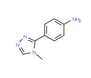 4-(4-Methyl-4H-1,2,4-triazol-3-yl)aniline (CAS 690632-18-9) - chemical structure image