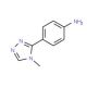 4-(4-Methyl-4H-1,2,4-triazol-3-yl)aniline (CAS 690632-18-9) - chemical structure image