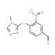 4-(4-Methyl-4H-[1,2,4]triazol-3-ylsulfanyl)-3-nitro-benzaldehyde - chemical structure image