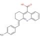 4-(4-Methyl-benzylidene)-1,2,3,4-tetrahydro-acridine-9-carboxylic acid - chemical structure image