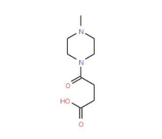 4-(4-Methyl-piperazin-1-yl)-4-oxo-butyric acid (CAS 72547-44-5) - chemical structure image