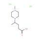 4-(4-Methyl-piperazin-1-yl)-pentanoic aciddihydrochloride - chemical structure image