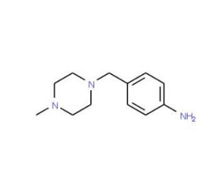 4-(4-Methyl-piperazin-1-ylmethyl)phenylamine (CAS 70261-82-4) - chemical structure image