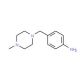 4-(4-Methyl-piperazin-1-ylmethyl)phenylamine 的分子结构, CAS编号: 70261-82-4 4-(4-Methyl-piperazin-1-ylmethyl)phenylamine (CAS 70261-82-4) - chemical structure image