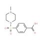 4-(4-Methyl-piperazine-1-sulfonyl)-benzoic acid (CAS 19580-36-0) - chemical structure image