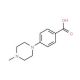 4-(4-Methyl-piperazino)benzoic acid (CAS 86620-62-4) - chemical structure image
