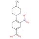 4-(4-Methyl-piperidin-1-yl)-3-nitro-benzoic acid (CAS 312921-75-8) - chemical structure image