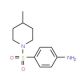 4-(4-Methyl-piperidine-1-sulfonyl)-phenylamine (CAS 314285-39-7) - chemical structure image