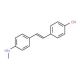 4-(4-(Methylamino)styryl)phenol (CAS 866475-34-5) - chemical structure image