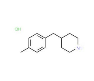 4-(4-Methylbenzyl)piperidine hydrochloride (CAS 165110-20-3) - chemical structure image