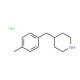 4-(4-Methylbenzyl)piperidine hydrochloride (CAS 165110-20-3) - chemical structure image