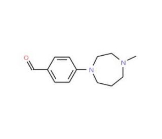 4-(4-Methylhomopiperazin-1-yl)benzaldehyde (CAS 166438-86-4) - chemical structure image