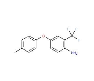 4-(4-Methylphenoxy)-2-(trifluoromethyl)aniline - chemical structure image