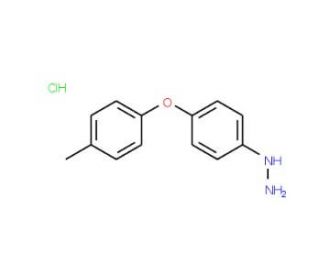 4-(4-Methylphenoxy)phenylhydrazinehydrochloride (CAS 108902-83-6) - chemical structure image